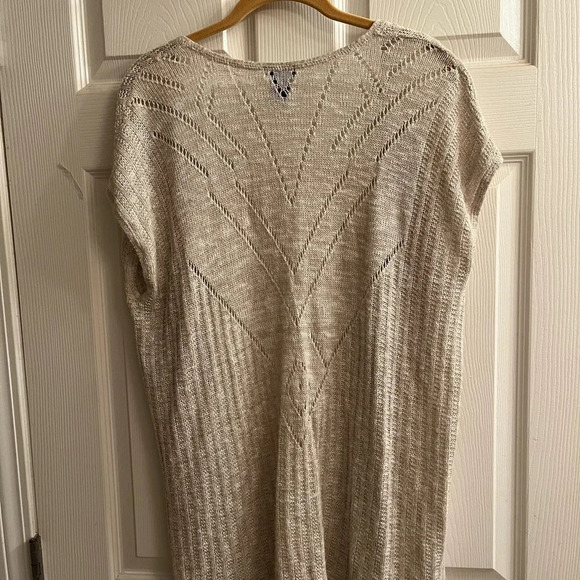 NEW DIRECTION~ BEIGE ~TOPPER~COVERUP~LG - Picture 3 of 8